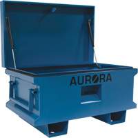 Jobsite Tool Box, 33" x 20-3/10" x 18-3/10", Steel, Blue Les Distributions ICE