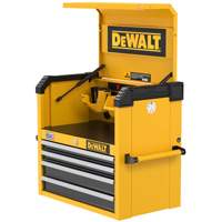 Coffre &agrave; outils robuste, 26" la, 4 tiroirs, Jaune Les Distributions ICE
