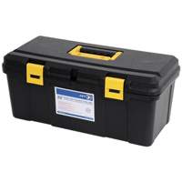 Coffre &agrave; outils portatif en plastique JPTB-22, 22" la x 10-1/4" p x 9-1/2" h, Noir Les Distributions ICE
