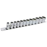 Jeu de douilles m&eacute;triques &agrave; 12 pans SS3812M-12 , 12 Mcx, Prise de 3/8" Les Distributions ICE