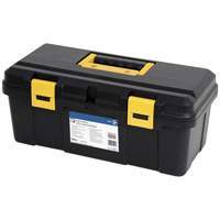 Coffre &agrave; outils portatif en plastique JPTB-19, 19" la x 9" p x 8" h, Noir Les Distributions ICE