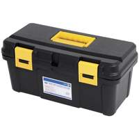 Coffre &agrave; outils portatif en plastique JPTB-16, 16" la x 8" p x 7-1/2" h, Noir Les Distributions ICE