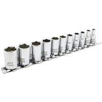 Jeu de douilles m&eacute;triques &agrave; 6 pans SS1411M-6, 11 Mcx, Prise de 1/4" Les Distributions ICE