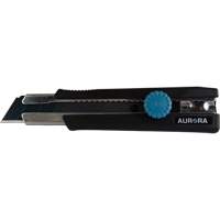 25mm Retractable Knife, Stainless Steel, Heavy-Duty, Rubber Handle Les Distributions ICE