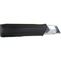 25mm Retractable Knife, Stainless Steel, Heavy-Duty, Rubber Handle Les Distributions ICE