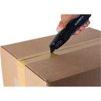Retractable Safety Knife , Stainless Steel, Heavy-Duty, Plastic/Aluminum Handle Les Distributions ICE