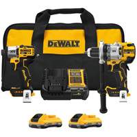 Combo 2 outils MAX XR – Perceuse &agrave; percussion 3 vitesses et visseuse &agrave; chocs, batteries XR POWERPACK*, Lithium-ion, 20 V Les Distributions ICE