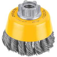 HP Carbon Knot Wire Cup Brush, 3" Dia. x 5/8"-11 Arbor Les Distributions ICE