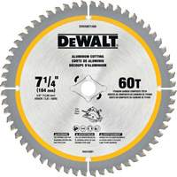 Lame circulaire en acier avec pointes en carbure de tungst&egrave;ne, 7-1/4", 60 dents, Pour Non ferre Les Distributions ICE