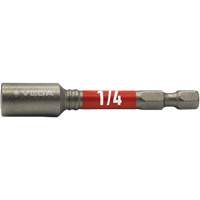 Impactech&reg; Nut Driver, 1/4" Tip, 1/4" Drive, 2-9/16" L, Magnetic Les Distributions ICE