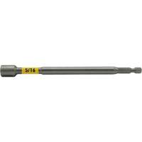 Impactech&reg; Nut Driver, 5/16" Tip, 1/4" Drive, 6" L, Magnetic Les Distributions ICE