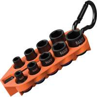 Jeu de douilles &agrave; chocs SAE pr&ecirc;t &agrave; emporter, 10 Mcx, Chocs, Prise de 3/8" Les Distributions ICE