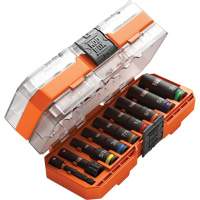 Jeu de douilles KNECT, 9 Mcx, Chocs, Prise de 3/8", Profond Les Distributions ICE