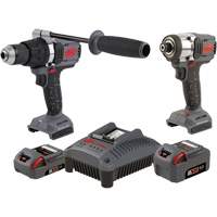 Ensemble de marteau perforateur & tournevis &agrave; chocs, Lithium-ion, 20 V Les Distributions ICE
