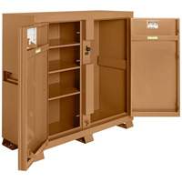 Armoire de chantier mod&egrave;le 111 avec cadenas, Acier, 47,5 pi³, Havane Les Distributions ICE
