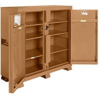 Armoire de chantier mod&egrave;le 109 avec cadenas, Acier, 47,5 pi³, Havane Les Distributions ICE