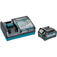 Trousse de d&eacute;marrage avec chargeur rapide et batterie 2.5Ah 40Vmax XGT , 40 V, Lithium-ion Les Distributions ICE