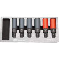 SAE/Metric Lug Nut Impact Socket Set, 6 Pcs, Impact Les Distributions ICE