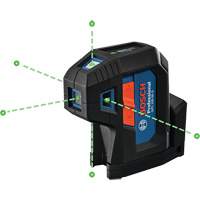 Green-Beam Five-Point Self-Leveling Alignment Laser Les Distributions ICE
