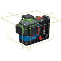 360 Connected Green-Beam Three-Plane Leveling and Alignment Laser Les Distributions ICE