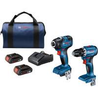 Ensemble de 2 outils, Lithium-ion, 18 V Les Distributions ICE