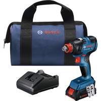 Ensemble visseuse/cl&eacute; &agrave; chocs 2-en-1 pour embouts et douilles, 1/2", 1800 lb-po Couple max., 18 V, Lithium-ion Les Distributions ICE