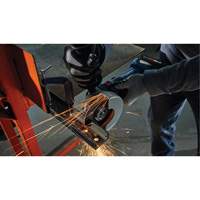 Rectifieuse angulaire sans balais avec interrupteur coulissant, Roue de 4-1/2", 18 V Les Distributions ICE