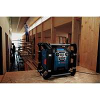 Radio de chantier avec Bluetooth 5.0 et station dalimentation, Lithium-ion, 18 V Les Distributions ICE