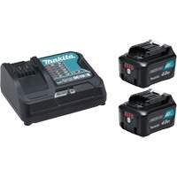 Ensemble de d&eacute;part CXT avec chargeur rapide et deux batteries de 4?Ah, 12 V, Lithium-ion Les Distributions ICE