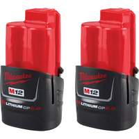 Batteries compactes M12 REDLITHIUM CP2.0, Lithium-ion, 12 V, 2 Ah Les Distributions ICE