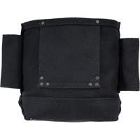 Phantom Collection Nut & Bolt Bag with 2 Sleeves, Canvas, 3 Pockets, Black Les Distributions ICE