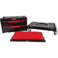 3-Piece Arx&reg; Dolly with Swivel Casters Set, 23-1/10" x 15" x 13-2/5", Black Les Distributions ICE