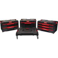 4-Piece Arx&reg; Dolly with Swivel Casters Set, 23-1/10" x 15" x 22-1/2", Black Les Distributions ICE