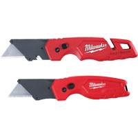 2-Piece FASTBACK Folding Utility Knife Set, Plastic Handle Les Distributions ICE