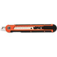 9mm Snap Off Blade Retractable Knife, Steel, Plastic Handle Les Distributions ICE