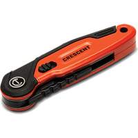 Folding Utility Knife, 1" Blade, Steel Blade, Aluminum Handle Les Distributions ICE