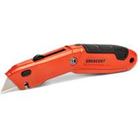 Retractable Knife, Steel, Aluminum Handle Les Distributions ICE