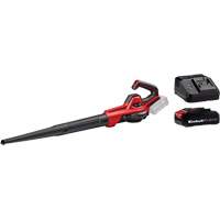 Souffleuse universelle 110 pi3/min sans fil avec batterie 2,5 Ah et ensemble de d&eacute;part de chargeur, 18 V, Vitesse d'air 155,34 mi/h, &agrave; pile Les Distributions ICE