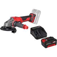 Meuleuse dangle professionnelle sans fil avec batterie 4 Ah PXC et ensemble chargeur de d&eacute;part, Roue de 5", 18 V Les Distributions ICE
