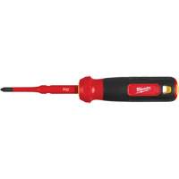 Tournevis &agrave; embouts interchangeables &agrave; tige articul&eacute;e isol&eacute; 1000 V, 2-en-1, 8-4/5" lo, Prise Coussin&eacute;e Les Distributions ICE