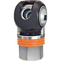 TOPQUIK SC Industrial Quick Coupler, Nickel-Plated Steel, 1/2", Female NPT, 359 PSI Les Distributions ICE