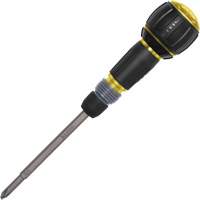 Tournevis &agrave; cliquet Fastbit Tru-Grip, embouts Phillips et &agrave; fente, 8-1/2" lo, Prise Plastique/Coussin&eacute;e Les Distributions ICE
