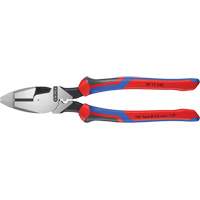 High Leverage Lineman's Pliers New England with Fish Tape Puller, Crimper & KNIPEXTEND Handle Les Distributions ICE