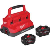 M18 Forge Starter Kit with 2 Batteries & 6-Bay Rapid Charger, Lithium-Ion, 18 V, 12 Ah Les Distributions ICE