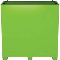 Armoire ventil&eacute;e pour le rangement d'&eacute;PI sur place, Acier, Vert lime haute visibilit&eacute; Les Distributions ICE