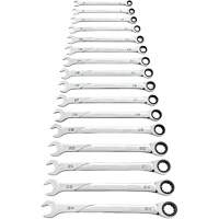 120XP Universal Spline XL Wrench Set, Ratcheting Combination, 16 Pieces, Metric Les Distributions ICE