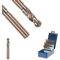 SST+ Stub Length Drill Bit, 1/8", High Speed Steel, 11/16" Flute, 135° Point Les Distributions ICE