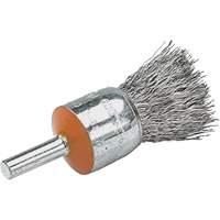 Brosses mont&eacute;es &agrave; fils cr&ecirc;p&eacute;s, 1/2", Fils 0,02", Tige 1/4" Les Distributions ICE