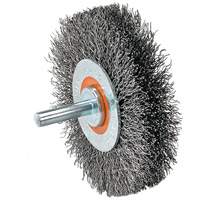 Mounted Crimped Wire Wheel, 2" Dia., 0.0118" Fill Les Distributions ICE