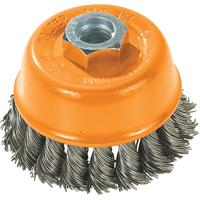 Wire Cup Brush, 3" Dia. x 5/8"-11 Arbor Les Distributions ICE